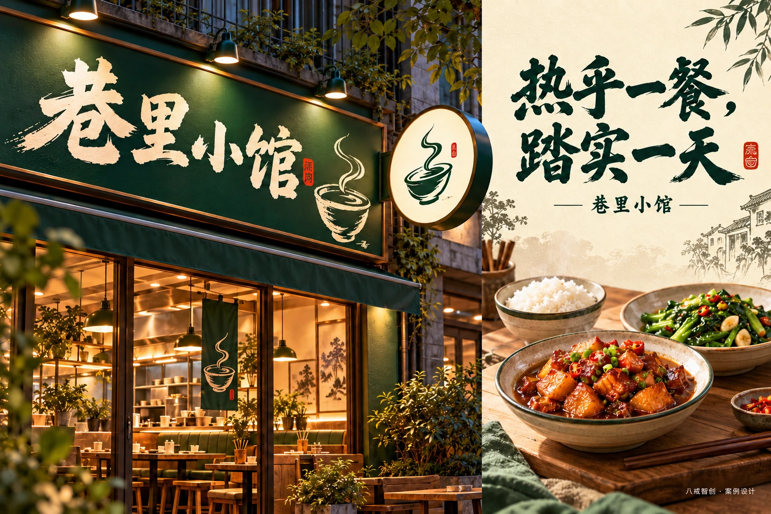 巷里小馆｜餐饮门店形象 · 设计展示 4