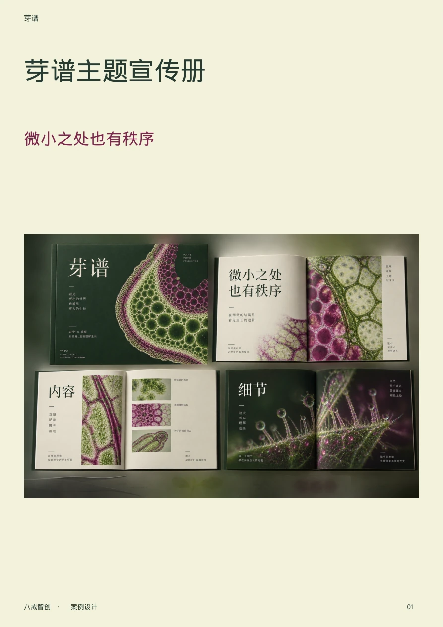 芽谱主题宣传册