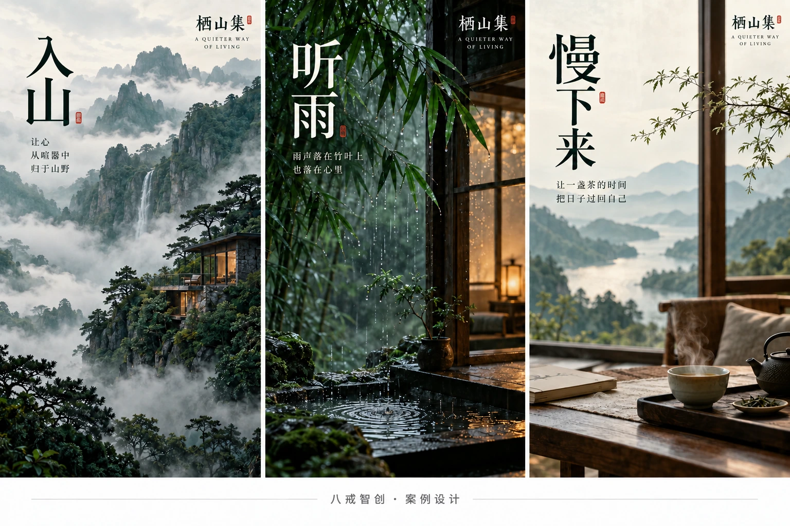 栖山集|文旅系列海报