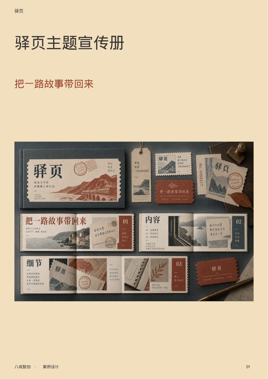 驿页主题宣传册