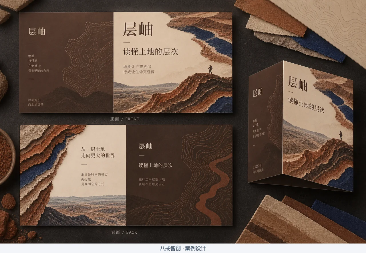 层岫主题折页