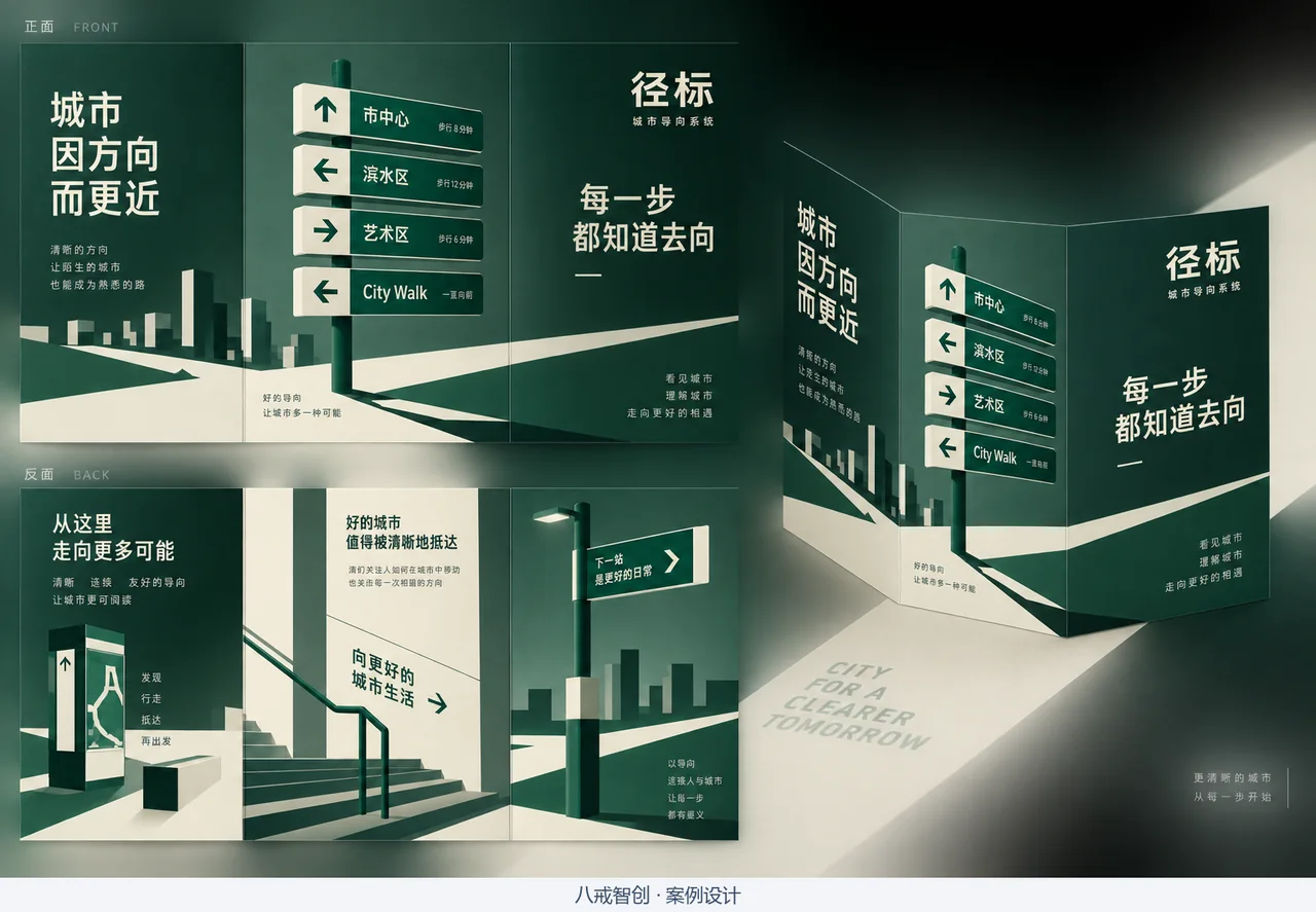 径标主题折页