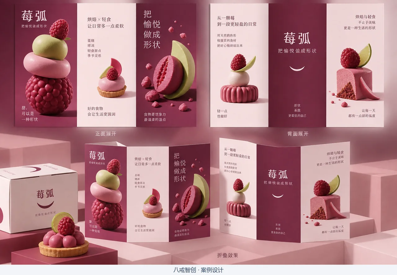 莓弧主题折页