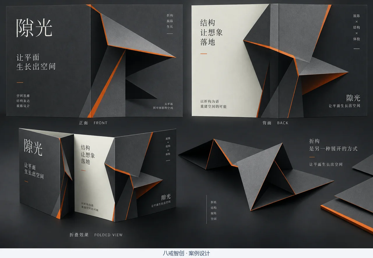 隙光主题折页