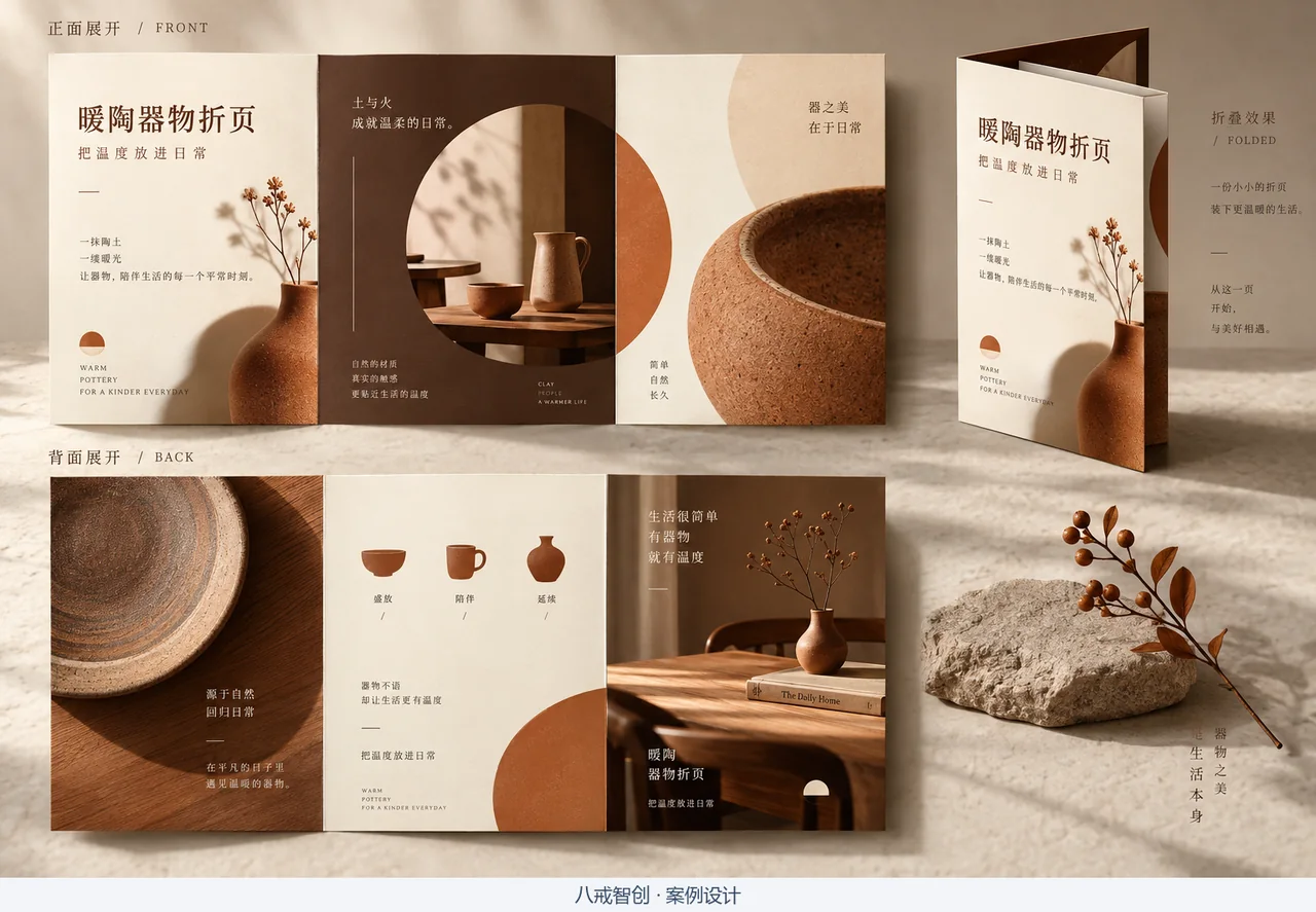 暖陶器物折页