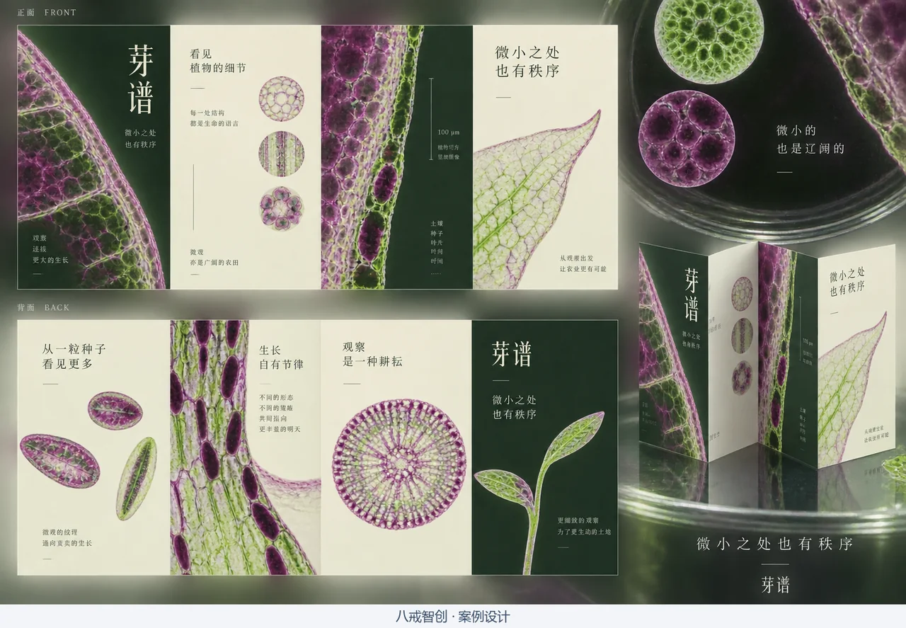 芽谱主题折页