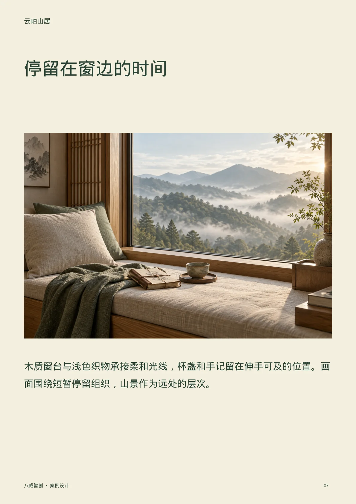 停留 · 窗边时刻