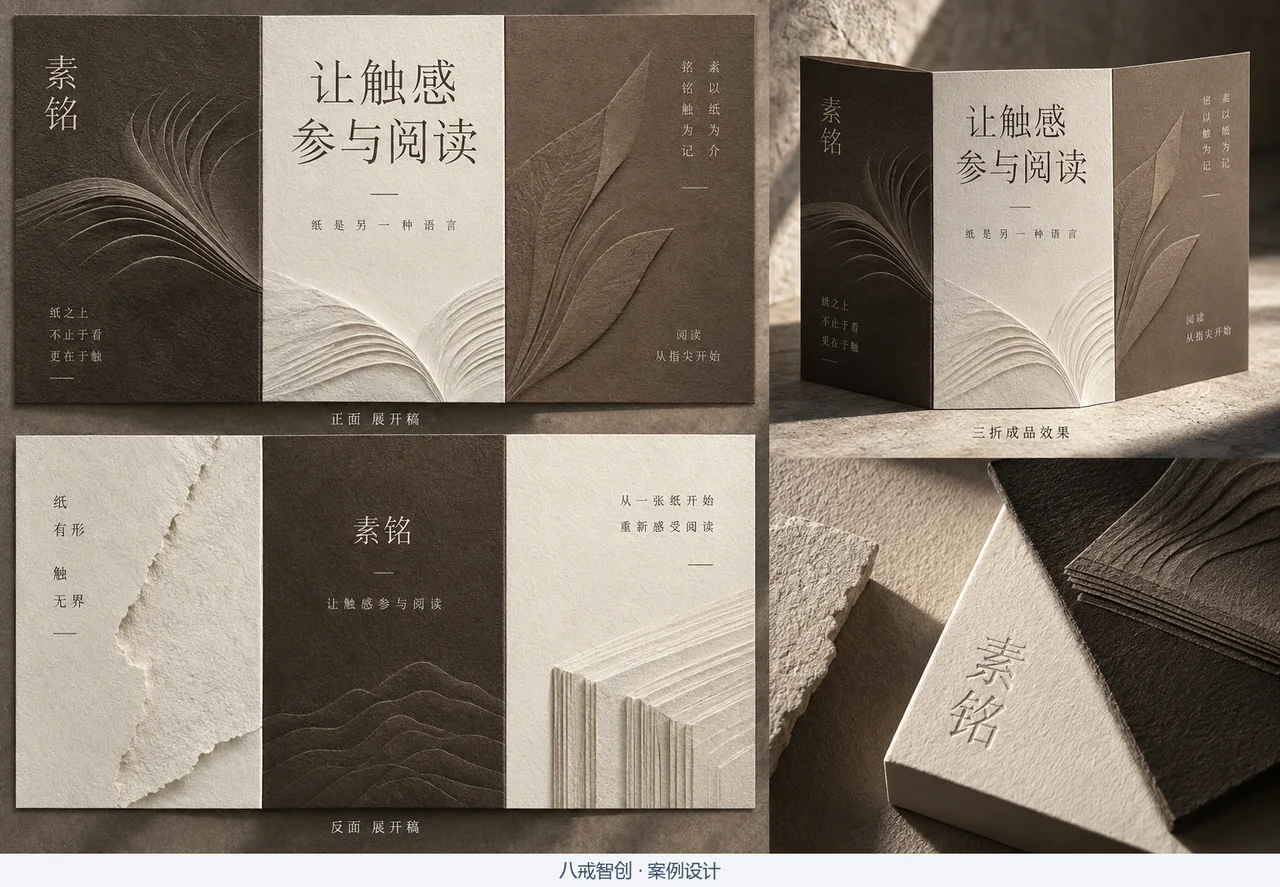 素铭主题折页