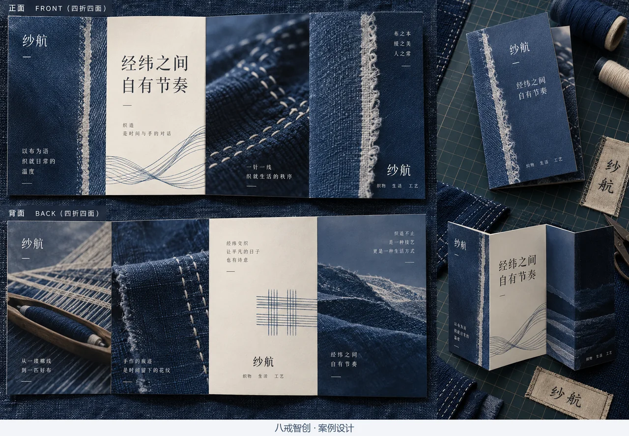 纱航主题折页