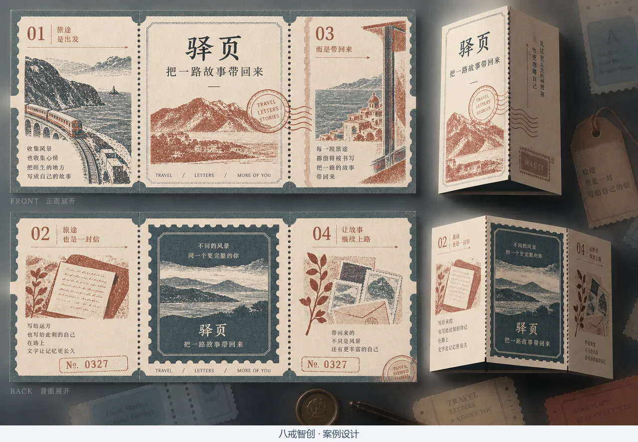 驿页主题折页